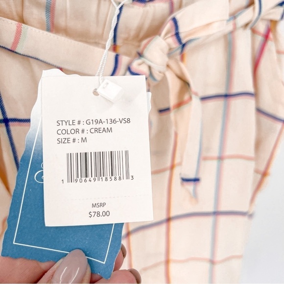 Rainbow Windowpane Pull on Shorts - Picture 5 of 8